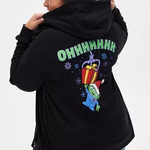 Torrid Disney Toy Story Christmas Alien Claw Zip up Jacket Size 3x 3